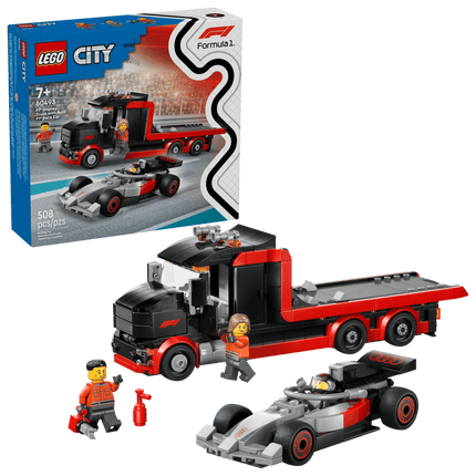Audi F1 Team Display Truck With Race Car LEGO City