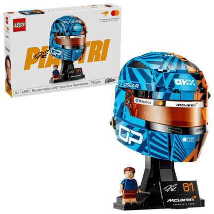 McLaren F1 Team Oscar Piastri LEGO Helmet