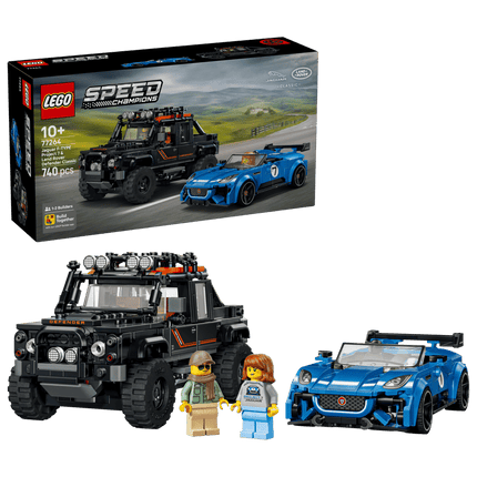 Jaguar Project 7 & Land Rover Defender LEGO Speed Champions