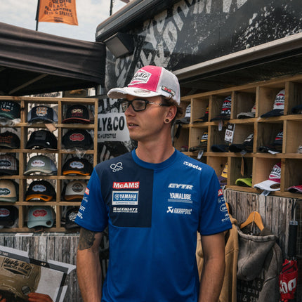 Pink & White Diamond Trucker Hat x Bradley Ray #28