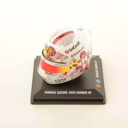 Scuderia Ferrari F1 Official Charles Leclerc Chinese GP 2025 1/5 Scale Mini Helmet