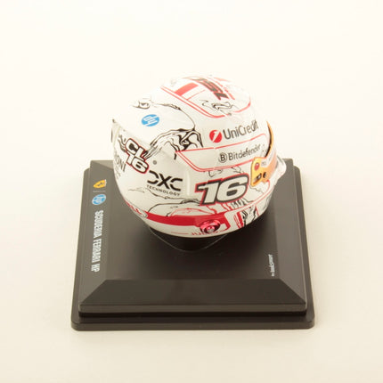 Scuderia Ferrari F1 Official Charles Leclerc Japanese GP 2025 1/5 Scale Mini Helmet