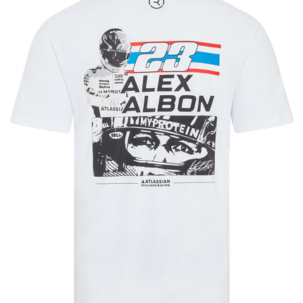 Williams Racing F1 Team X Reflo Alex Albon Drivers T-Shirt
