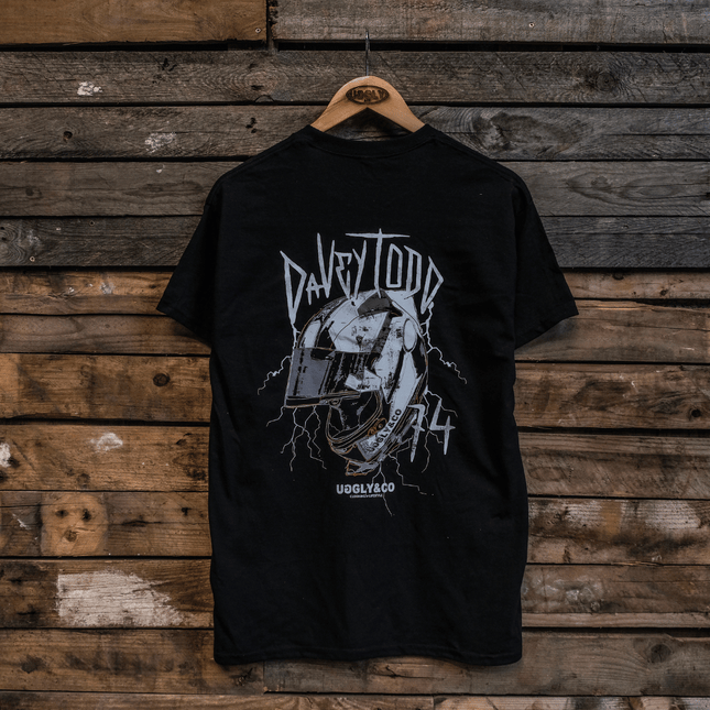 Davey Todd 'Lightning Bolt' Black Tee
