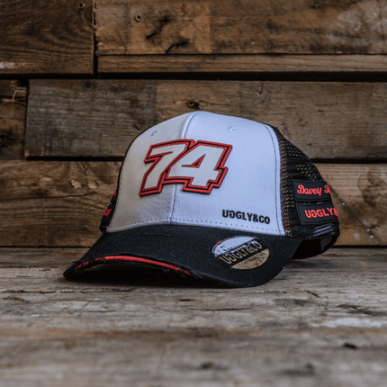 Official Davey Todd Merchandise Trucker Hat - White & Black
