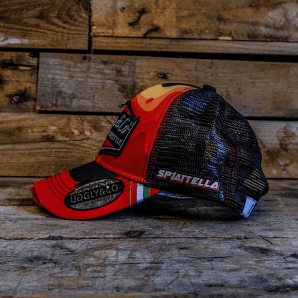 Two Stroke Smoker Red Trucker Cap