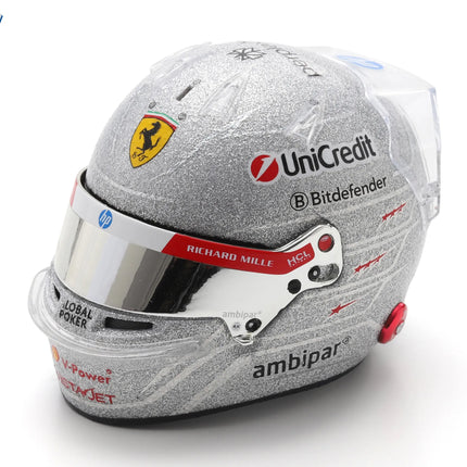 Scuderia Ferrari F1 Team Looksmart Lewis Hamilton Las Vegas GP 1/5 Mini Helmet 2025