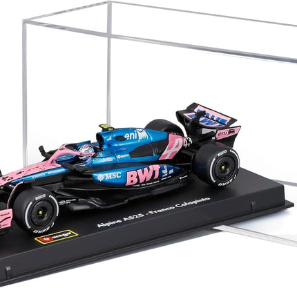 Bburago 1:43 Scale Alpine F1 Team A525 F1 Car 2025 #43 Franco Colapinto – Die‑Cast Model with Helmet