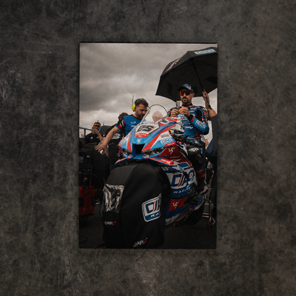 Grid Ready, Josh Brookes BSB Canvas Wall Art