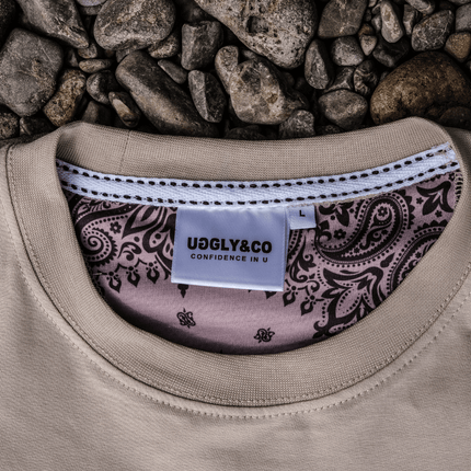 Beige Surf Diamond Tee