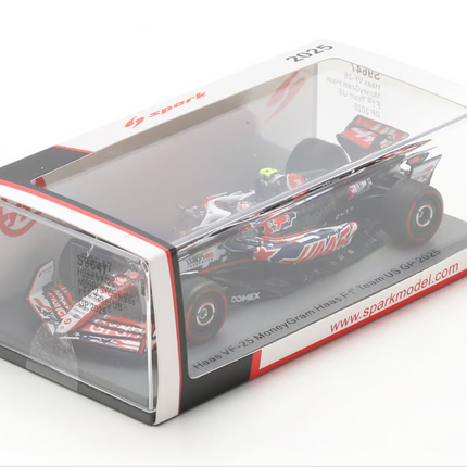 Haas F1 Team Spark Model Oliver Bearman USA GP 1/43 Scale Model Car 2025