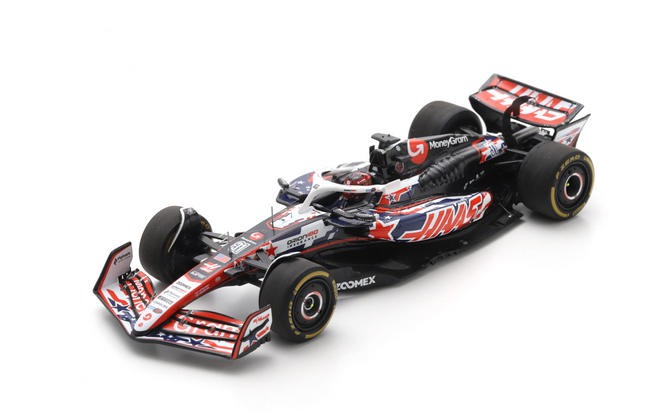 Haas F1 Team Spark Model Esteban Ocon USA GP 1/43 Scale Model Car 2025