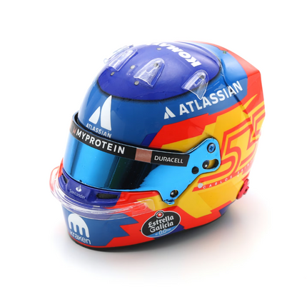 Williams Racing F1 Team Spark Model Carlos Sainz 1/5 Scale Mini Helmet 2025