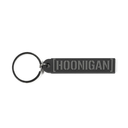 Hoonigan Censor Bar Logo Rubber Keyring