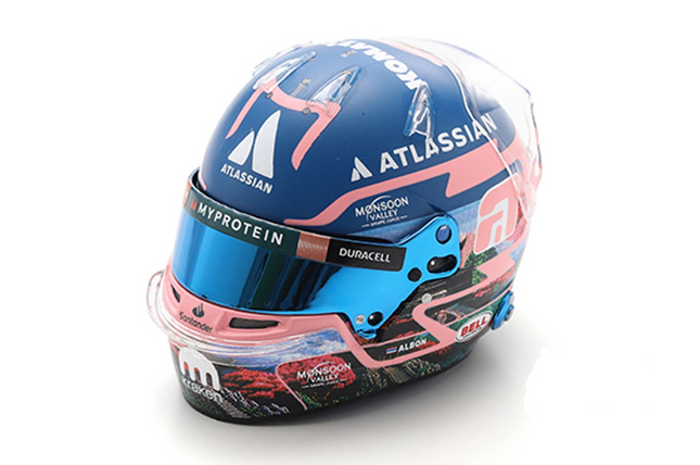 Williams Racing F1 Team Spark Model Alex Albon 1/5 Scale Mini Helmet 2025