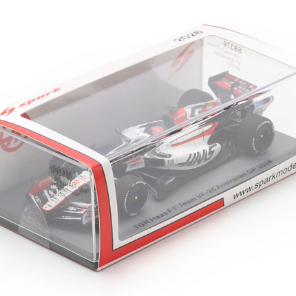 Haas F1 Team Spark Model Esteban Ocon Australian GP 1/43 Scale Model Car 2026