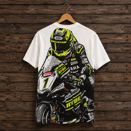 Kyle Ryde White Graphic T-Shirt