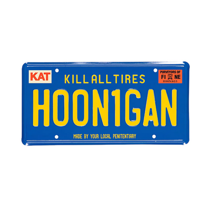 Hoonigan OG California Metal License Plate