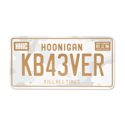 Hoonigan Ken Block 43 Metal License Plate
