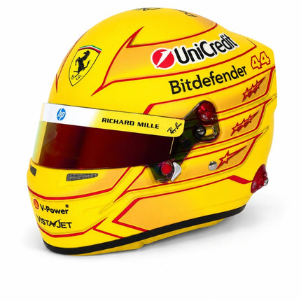 Scuderia Ferrari F1 Team Bell Helmets Lewis Hamilton 1/2 Scale Mini Helmet 2026
