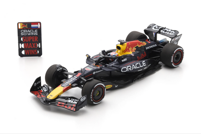 Red Bull Racing F1 Team Spark Model Max Verstappen Italian GP 1/43 Scale Model Car 2025
