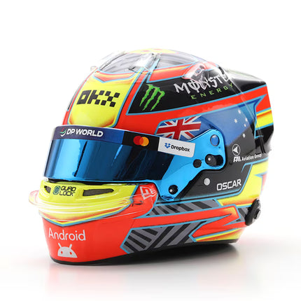 McLaren F1 Spark Model Oscar Piastri 2025 1/5 Scale Mini Helmet