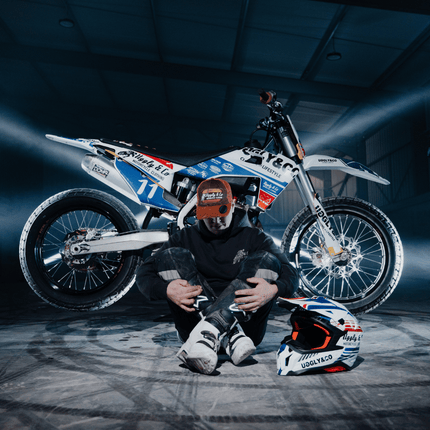 Black Flattrack Hoodie