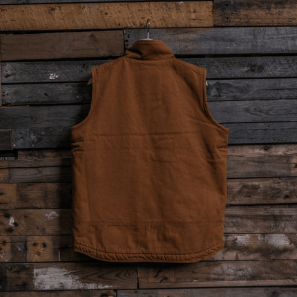 Brown Workwear Canvas Gilet