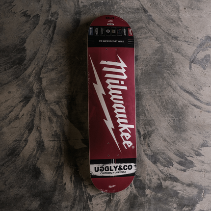 Milwaukee Tools x U&C Skateboard Deck