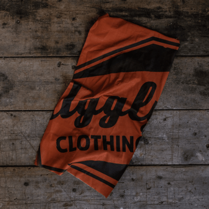 Orange & Black Diamond, Motorcycle Bandana
