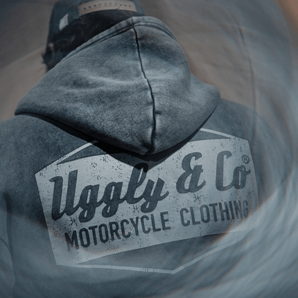 Blue Diamond Acid Wash Hoodie