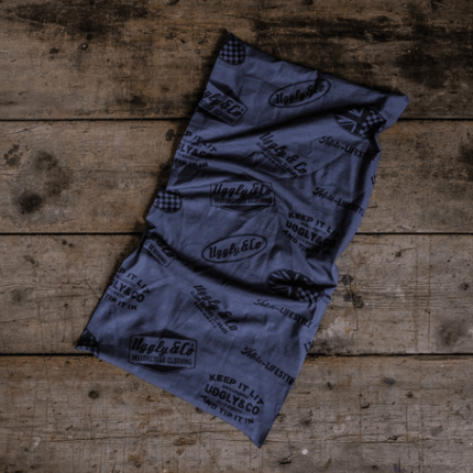 Blue & Navy Motorcycle Bandana