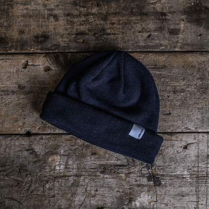 Navy 'Fisherman' Beanie