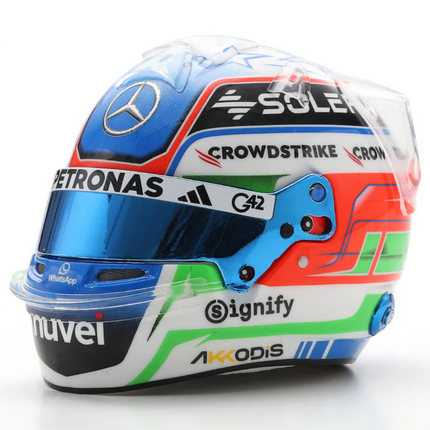 Mercedes AMG Petronas F1 Kimi Antonelli 2025 Season Livery 1/5 Scale Mini Helmet