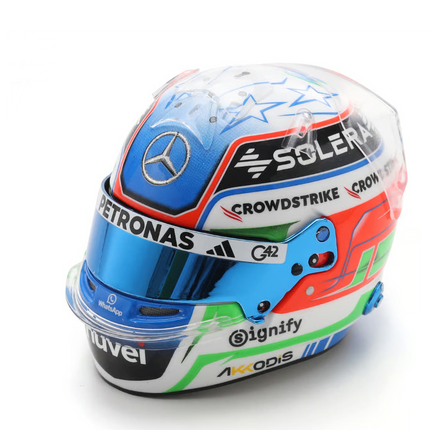 Mercedes AMG Petronas F1 Kimi Antonelli 2025 Season Livery 1/5 Scale Mini Helmet