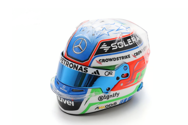 Mercedes AMG Petronas F1 Kimi Antonelli 2025 Season Livery 1/5 Scale Mini Helmet
