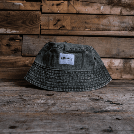 Acid Wash Khaki Bucket Hat