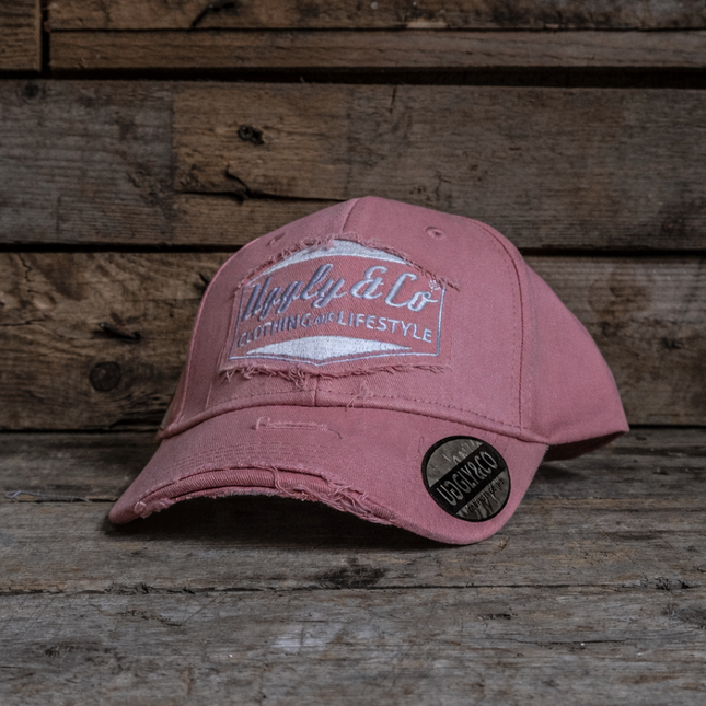 Washed Pink Diamond Vintage Baseball Cap