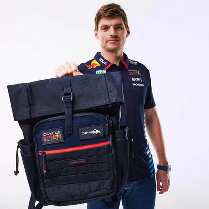 Red Bull Racing F1 Rolltop Backpack Rucksack 2024