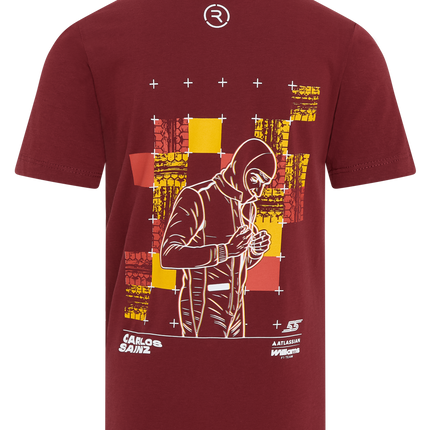 Williams Racing F1 Team X Reflo Carlos Sainz Drivers Kids T-Shirt