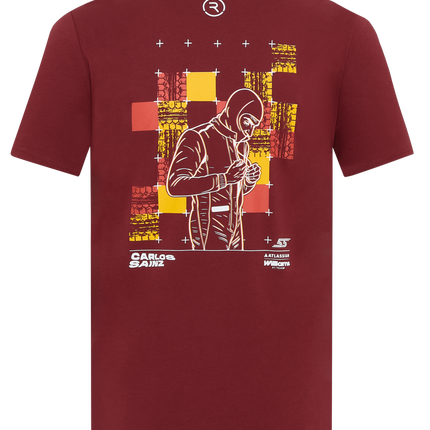 Williams Racing F1 Team X Reflo Carlos Sainz Drivers T-Shirt