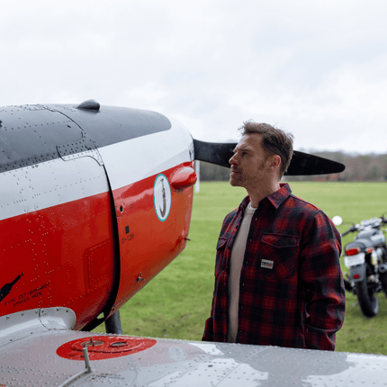 Heritage Red & Navy Flannel Shirt