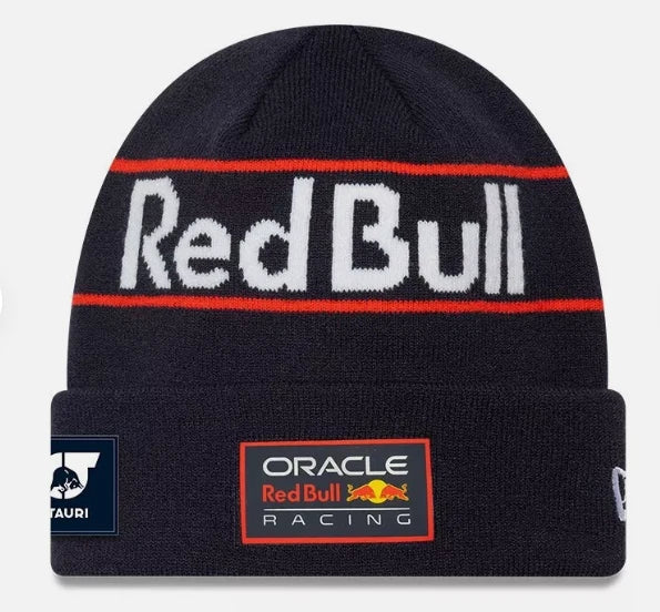 Red Bull Racing F1 Team New Era Max Verstappen Kids Beanie Hat 2025