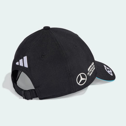Mercedes AMG Petronas F1 Team 2025 Adidas George Russell Drivers Baseball Cap