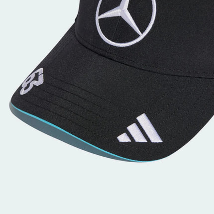 Mercedes AMG Petronas F1 Team 2025 Adidas George Russell Drivers Baseball Cap