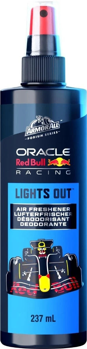 Red Bull Racing F1 Team Armor All Podium Series Lights Out Pump Spray Air Freshener