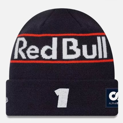 Red Bull Racing F1 Team New Era Max Verstappen Kids Beanie Hat 2025