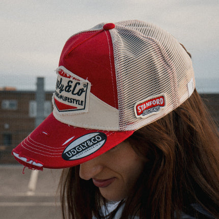 Smokin’ Red Label Diamond Trucker Hat