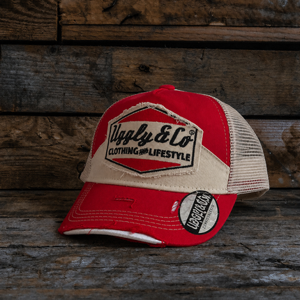 Smokin’ Red Label Diamond Trucker Hat