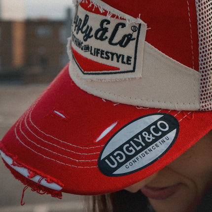 Smokin’ Red Label Diamond Trucker Hat